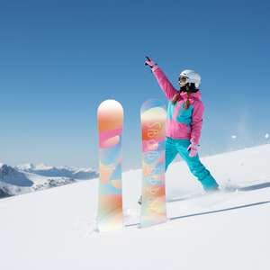 Snowboard <span class=keywords><strong>alpin</strong></span> durable pour femmes avec protection contre les surcharges, idéal pour les skieurs et snowboardistes débutants sur tous les terrains - Product Image 3