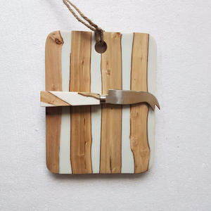 Tabla de cortar de madera y resina de diseño premium, tabla de cortar con incrustaciones de resina, tabla de quesos de madera, tabla de quesos a precio de fábrica al por mayor. - Product Image 1