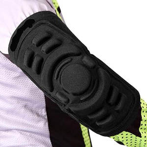 Protège-coudes respirant en polyester avec fermeture éclair, épaisseur standard, protection antichoc, universel, unisexe, toutes saisons - Product Image 6