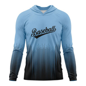 Camiseta Deportiva Sublimada Personalizada al por Mayor de Fábrica, Camiseta de Béisbol OEM ODM, Fabricante de Ropa Deportiva, Camisetas de Manga Larga para Hombre - Product Image 1