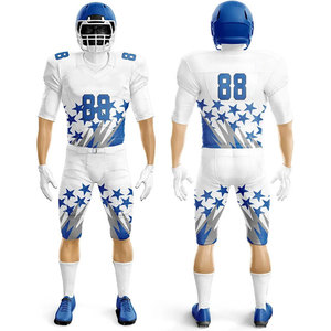 Full Sublimation Digital Print Rugby Jersey Shirt and Pant Made of 100% Polyester American Football Uniform Custom Club Set - Product Image 1