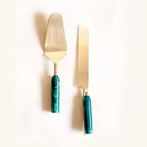 Exclusive Stainless Steel Cake Server Set Metal Knife and Dessert Server Elegant Tableware Set - Product Image 5