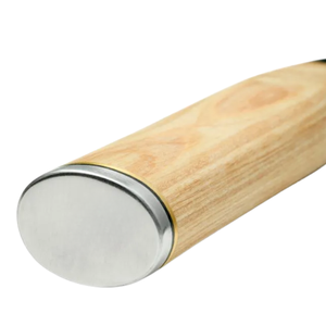 Fourchette à découper de 6,5 pouces en acier inoxydable à deux dents avec manche en bois de Pakka blond pour rôtir la dinde, le jambon et la volaille - Product Image 6