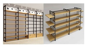 Escalera Resistente y Estantes Flotantes - Mueble Clásico de Lujo Independiente de Fácil Montaje para Uso en Interiores/Escritorio - Product Image 2