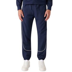 Men Full <b>Zip</b> Stand Collar Plus Size Winter Tracksuit <b>Trousers</b> Contrast Panel Casual Streetwear Custom Two Piece Outfit Set - Product Image 5