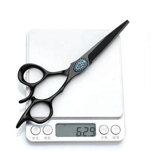 Hot Selling Left Hand Shears Scissor Double <b>Barber</b> Trimming for Hair Scissor <b>Set</b> Japanese Professional 440C Steel - Product Image 4