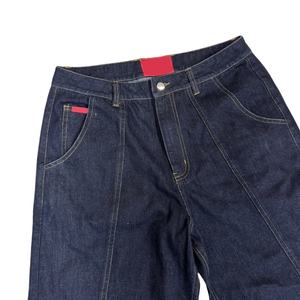 ผู้ผลิตกางเกงยีนส์สั่งทำตามเทรนด์ใหม่ ขายส่ง กางเกงยีนส์ทรงหลวมสไตล์ลำลอง หลายกระเป๋า ล้างสีแบบ Stonewashed แต่งดีเทลขาดๆ สำหรับผู้ชาย - Product Image 5