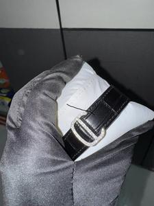 Montre carrée personnalisée pour homme, style hip-hop, en acier inoxydable, avec diamants en moissanite taillés, cadran analogique unique, bracelet en cuir tendance - Product Image 3