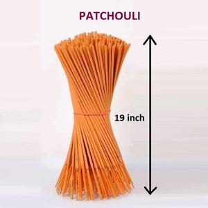Bâtons d'encens de 19 pouces, approvisionnement en vrac de bâtons d'encens naturels au patchouli les plus vendus (orange) - Product Image 1