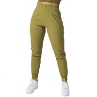 Toptan OEM 2026 Yeni Gelen Yüksek Esnek Bel Lastikli Spor Eşofman Altı Cepli Kadın Jogger Pantolon
