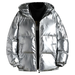 Vêtements sur mesure en gros, veste matelassée brillante, vêtements streetwear, manteaux d'hiver, vestes d'extérieur brillantes - Product Image 1
