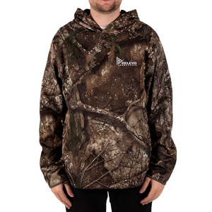 Sweat-shirt à capuche camouflage unisexe, coupe ample, polyester respirant, vêtements décontractés d'hiver pour l'extérieur, chasse, brodé, 2 pièces - Product Image 1