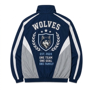 Ensemble veste coupe-vent et short personnalisé OEM ODM, vêtements de sport, vêtements d'équipe, tenue de course, entraînement, fabricant de vêtements de sport - Product Image 3