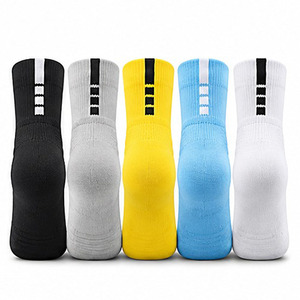 Chaussettes de basketball basses pour hommes, rembourrées, respirantes, pour la course et le sport, vente en gros - Product Image 2