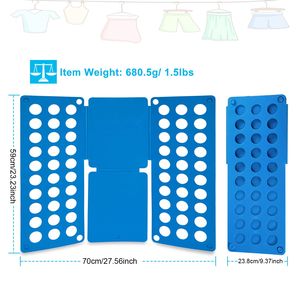 Tabla Plegadora de Camisetas de Plástico Resistente de 23x27.5 Pulgadas, Organizador de Ropa para Lavandería, para un Plegado Eficiente - Product Image 4