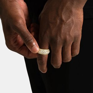 Bague Éternité Unisexe Plaqué Or Rose Vintage Motif Clé, Bijou Intemporel pour Mariage Royal, Accessoire Cadeau Élégant - Product Image 4