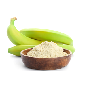Poudre d'extrait de banane verte biologique, ingrédient alimentaire naturel, nutrition bien-être, aliment de qualité alimentaire séché par pulvérisation, aliment cru - Product Image 1