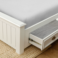 Cama Tapizada Acolchada de Lujo Moderna, Tamaño Personalizado, Estructura de Madera MDF Suave, Panel de Contrachapado Extensible, Convertible, OEM Disponible, 1 Año de Garantía
