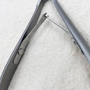 Professional Stainless Steel <b>Nail</b> Clippers Flat Straight Blade Sharp Tip For Finger Adult Use Simple Style <b>Nail</b> <b>Tool</b> - Product Image 5