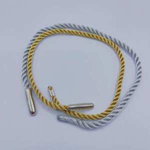 5mm Polyester Twisted Handle Rope Nylon Paper Bag Rope Handle with Transparent Tip for Shopping Bag - Product Image 3