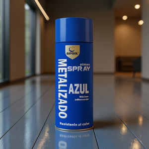 Revestimiento Epóxico Metálico Azul para Pisos en Aerosol, 200 ml, Producto Premium para Interiores - Product Image 3