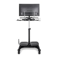 Chariot roulant AIDATA à hauteur réglable pour bureau intelligent