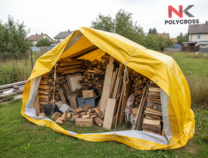 Bâche de protection pour la maison sur mesure, tissée haute résistance, pour usage extérieur longue durée - Product Image 6