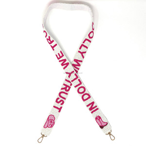 สายสะพายกระเป๋าถือแบบไขว้หลากสีสัน ทำด้วยมือ หรูหรา พร้อมตะขอเกี่ยวลูกปัดเม็ดเล็ก เป็นมิตรกับสิ่งแวดล้อม น้ำหนักเบา ทนทาน ขนาดสั่งทำได้ - Product Image 1