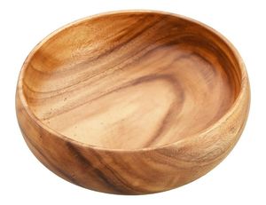 Tazones Redondos Naturales de Madera de Acacia Ecológica, Grandes y Decorativos para Cena, Sopa, Verduras, Frutas y Ensaladas, para Uso Doméstico y Decoración de Cocina - Product Image 2