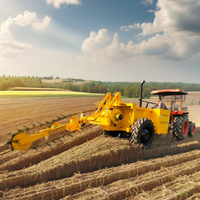 Mini-trancheuse manuelle Vishwakarma Agro pour le posement de câbles avec attache pour tracteur