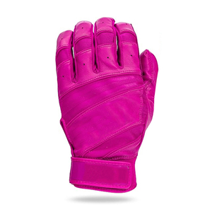 Gants de combat de baseball professionnels en cuir rose, confortables et offrant une protection optimale pour les mains, avec service OEM. - Product Image 2