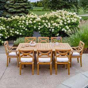 เก้าอี้พักผ่อนกลางแจ้งดีไซน์ทันสมัย ทำจากไม้สักแท้ แข็งแรง ทนทานต่อสภาพอากาศ เป็นมิตรกับสิ่งแวดล้อม เหมาะสำหรับโรงแรมและพื้นที่เชิงพาณิชย์ - Product Image 2