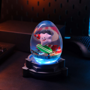 Lampe en résine personnalisée, lampe en résine, veilleuse personnalisée, lampe Pokémon en époxy, lampe Art Déco, cadeau personnalisé, cadeau fait main - Product Image 6