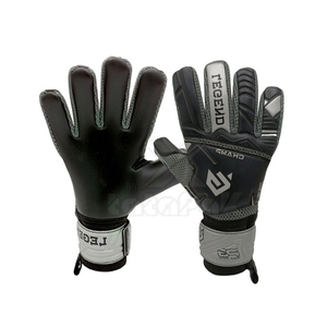Gants de gardien de but en cuir professionnels personnalisés, haute qualité, respirants, antidérapants, à doigts complets pour le football - Product Image 6