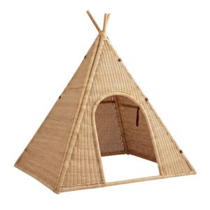 Carpa de Juego Infantil Más Vendida, Carpa de Juego Portátil de Mimbre para Niños, Interior y Exterior, Venta al por Mayor Directa de Fábrica, Precios Económicos - Product Image 1