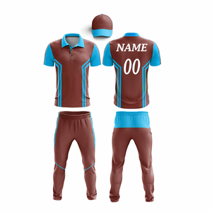 <b>Cricket</b> Uniform Set Good Quality 100% Polyester Sublimation OEM Custom Name - Product Image 2