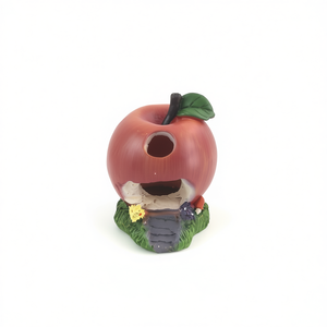 Escondite para Peces en Forma de Manzana de 6cm x 9cm, Decoración para Acuario - Product Image 2