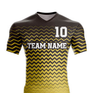 ชุดฟุตบอลแบบซับลิเมชั่นสั่งทำพิเศษ เสื้อและกางเกงขาสั้นสำหรับผู้ชาย ชื่อทีม เบอร์ 10 ผ้าโพลีเอสเตอร์ระบายอากาศ ชุดกีฬาสำหรับผู้ใหญ่ - Product Image 4