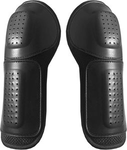 Coderas y Rodilleras de PU Negras con Diseño Transpirable, Cierre de Gancho y Bucle, Protección para Adultos, Uso en Todas las Estaciones - Product Image 2