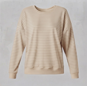 Sudadera de Cuello Redondo Extra Grande para Mujer a Precio Razonable, Sudadera de Manga Larga para Invierno, Técnicas de Corte Automatizadas - Product Image 1