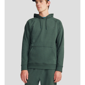 2026 Wholesale Solid Pullover Blank Hoodies French Terry Cotton Oversized Boxy Fit High Quality Street Style Trendy Sweatshirt - Product Image 5