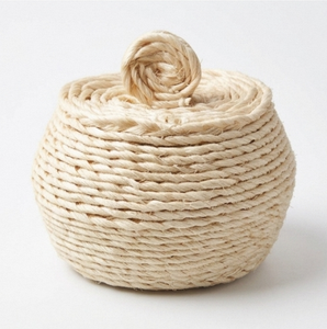 Trousse de premiers secours artisanale en macramé, boule décorative ronde, style bohème, décoration de table intérieure, utilisation dans le salon - Product Image 5
