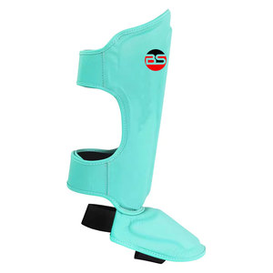 Protège-tibias de boxe de haute qualité, dernier design, protection des pieds, vente en gros, protège-tibias en cuir pour MMA, fabriqués par Burhan Sports - Product Image 2