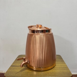 Dispensador de Agua de Cobre Personalizable al por Mayor con Tapa, Diseño Vintage, Gran Capacidad, para Uso Doméstico - Product Image 6