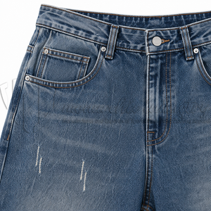 Pantalones Vaqueros Holgados para Hombre, Estilo Vintage, Lavados, de Pierna Ancha, Informales, para Uso Diario - Product Image 5