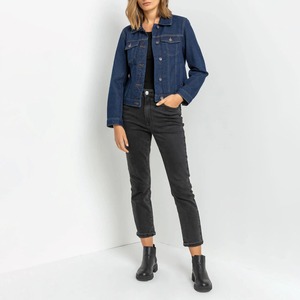New Women's Cotton <b>Denim</b> Blue Oversized Long Styling <b>Denim</b> Jackets Women's Jean Jacket Wholesale <b>Denim</b> Jacket Women Casual <b>Coat</b> - Product Image 5