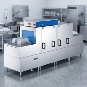 Lavavajillas Eléctrico Económico para Catering, Lavavajillas de Superficie Plana, Lavavajillas Tipo Flight - Product Image 4