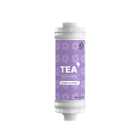 Filtre de douche vitaminé 3 étapes de haute qualité TEA' Korea, élimination du chlore résiduel, arôme lavande, installation facile pour la peau et les cheveux