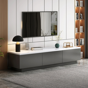 Mueble de <span class=keywords><strong>TV</strong></span> Moderno de Madera para Sala de Estar de Lujo, con Cajón, para Uso en Hoteles, Compatible con Televisores de 65+ Pulgadas - Product Image 5