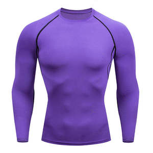 Maillot de surf personnalisé pour homme, protection UV, rashguard à manches longues, combinaison de plongée, séchage rapide, haut de compression - Product Image 3